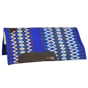 HILASON 32x32 In Western Horse Saddle Wool Blanket Pad Fur Padding